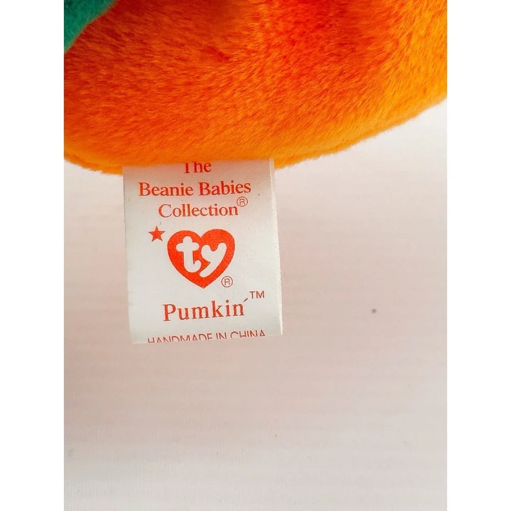 Ty Beanie Retired 1998  Pumkin Halloween Plush